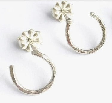 Silver Lucky Horseshoe Earrings