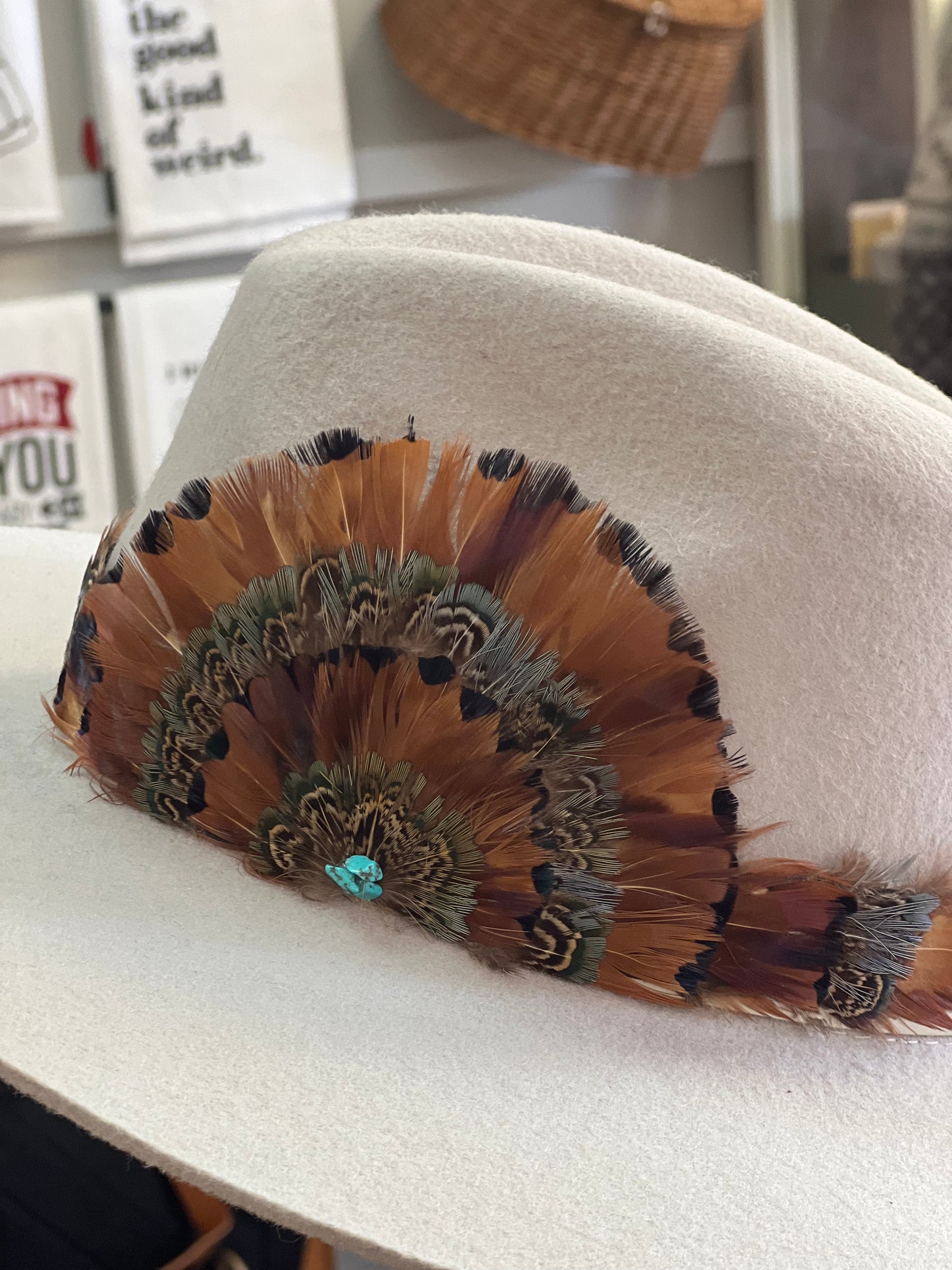 Feathered Hatband - Crown