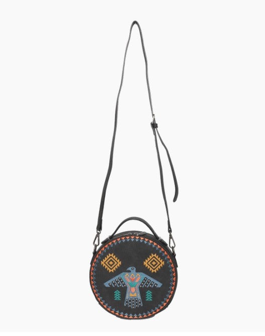 Wrangler Embroidered Collection Circle Bag/Crossbody | Turquoise